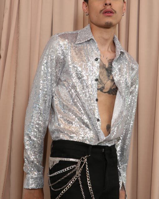 The Glitter Silver Shirt. - Image 3