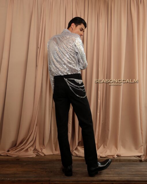 The Glitter Silver Shirt. - Image 6