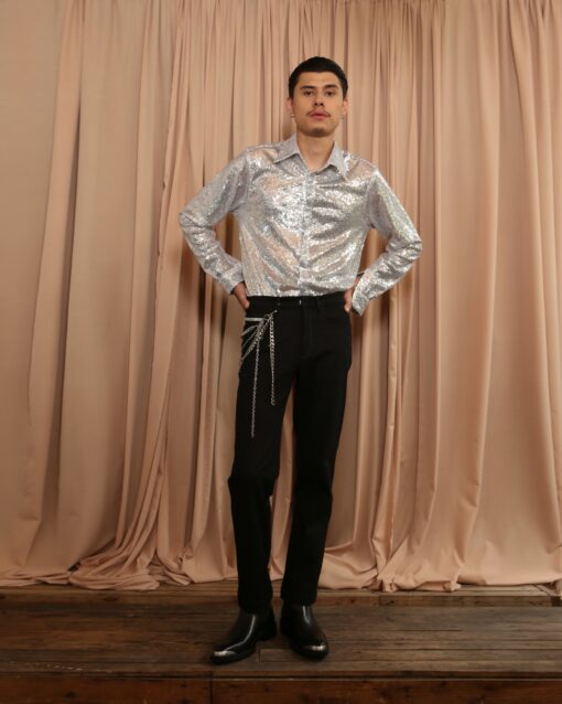 The Glitter Silver Shirt. - Image 7