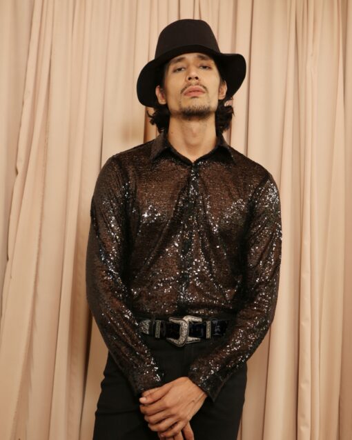 The Glitter Black Shirt. - Image 3